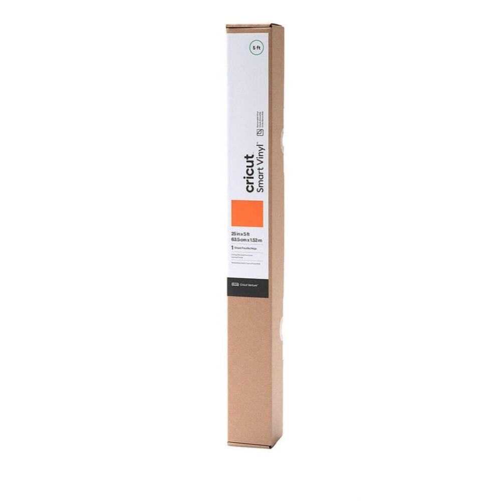 Cricut Smart Vinyl - Removable (25 In X 5 Ft), Venture,  Orange